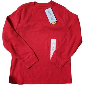 New! Cat & Jack Boy's Waffle-knit Thermal